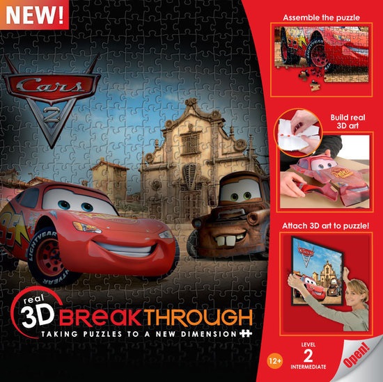 Cars 3D puzzel Breakthrough